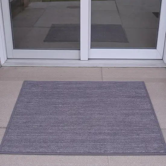 6' Blue Abstract Runner Rug Photo 1