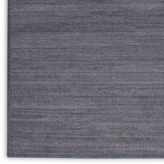 6' Blue Abstract Runner Rug Photo 8