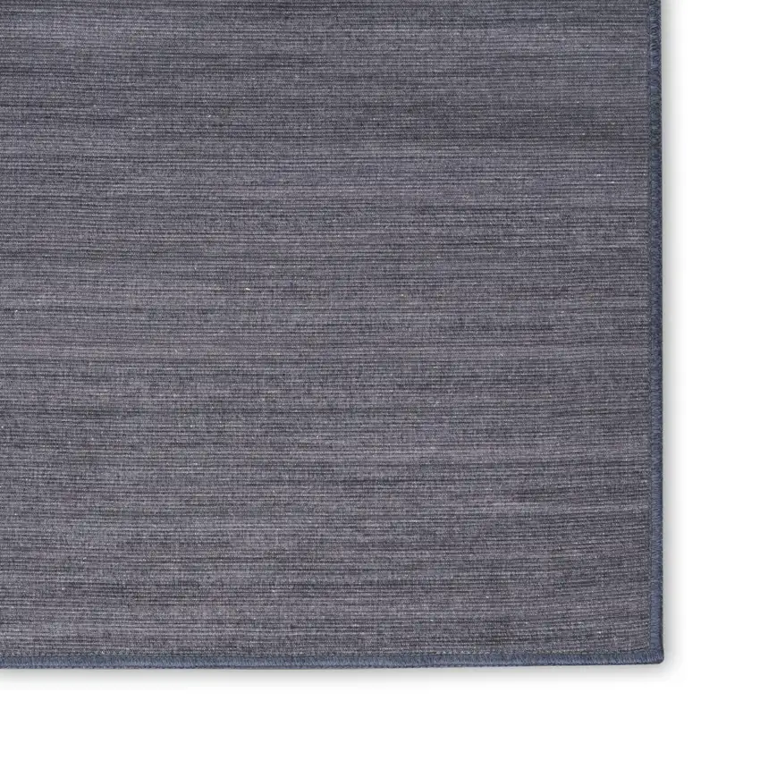 8' Blue Abstract Runner Rug Photo 7