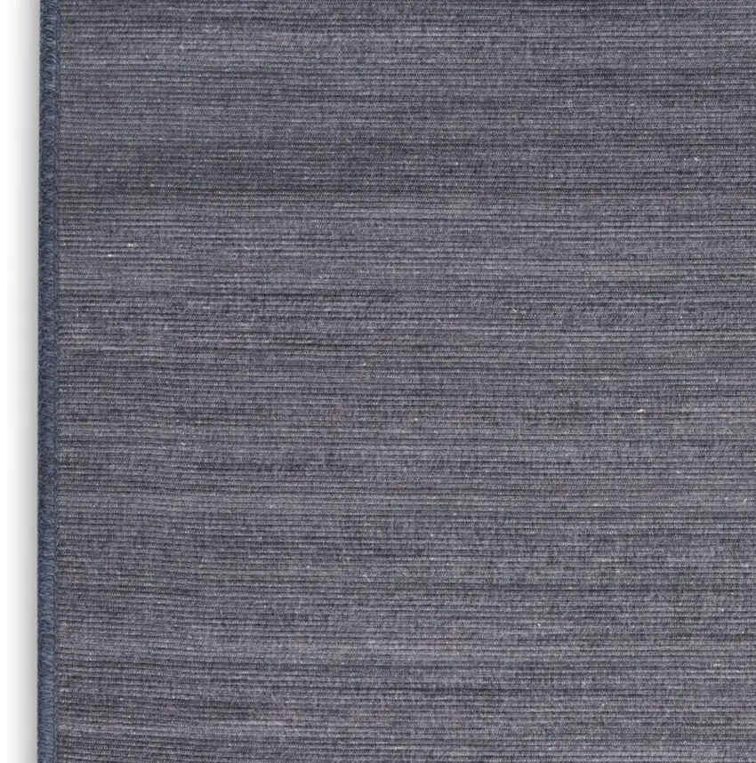 8' Blue Abstract Runner Rug Photo 6