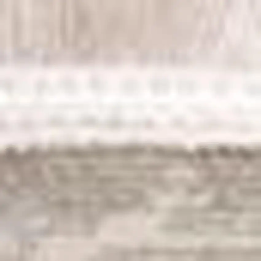 12' Blue And Beige Abstract Runner Rug Photo 5