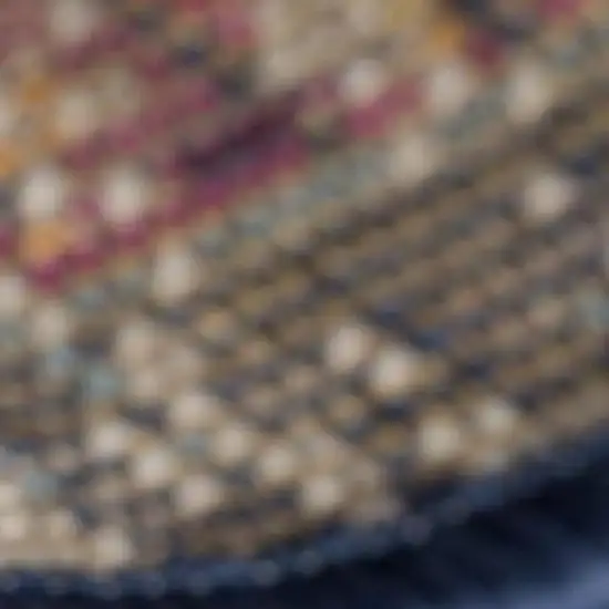 18' Blue And Beige Southwestern Runner Rug Photo 9