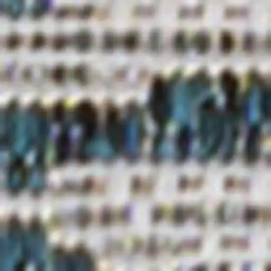 8' Blue And Cream Floral Indoor Outdoor Runner Rug Photo 2