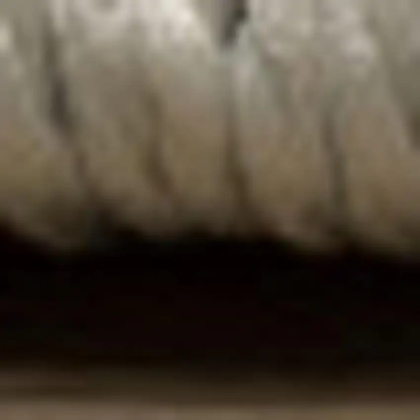 7' Blue And Gray Abstract Runner Rug Photo 3