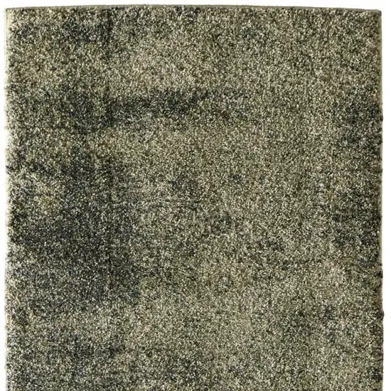 7' Blue And Ivory Abstract Area Rug Photo 4