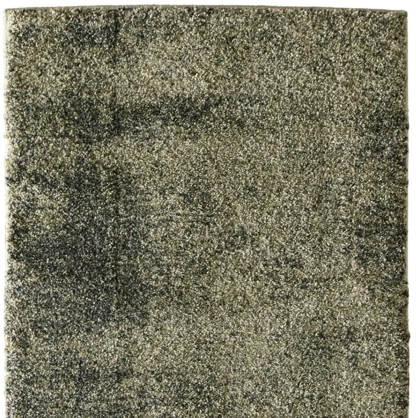 7' Blue And Ivory Abstract Area Rug Photo 4