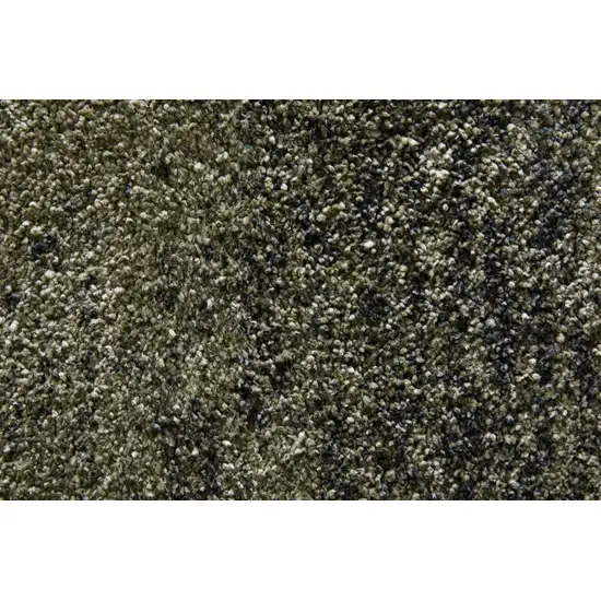 7' Blue And Ivory Abstract Area Rug Photo 8