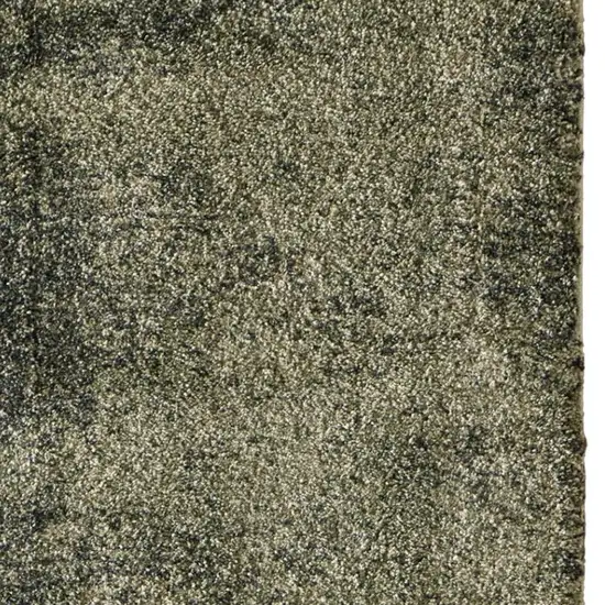 7' Blue And Ivory Abstract Area Rug Photo 3