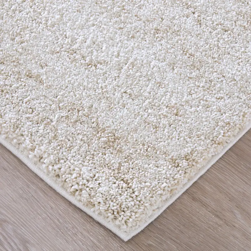 7' Blue And Ivory Abstract Area Rug Photo 7