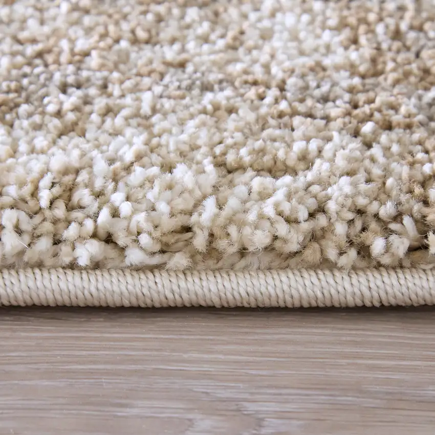 7' Blue And Ivory Abstract Area Rug Photo 8