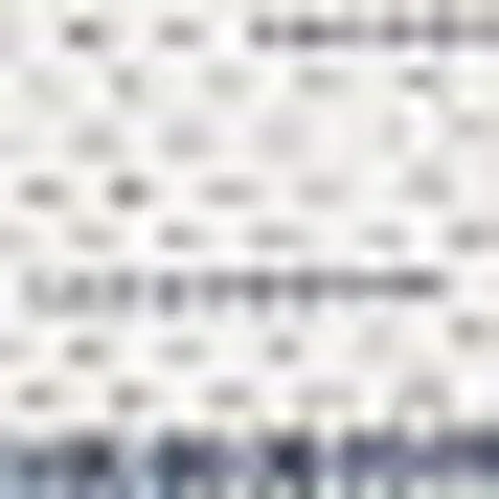 8' Blue And Ivory Square Striped Indoor Outdoor Area Rug Photo 2