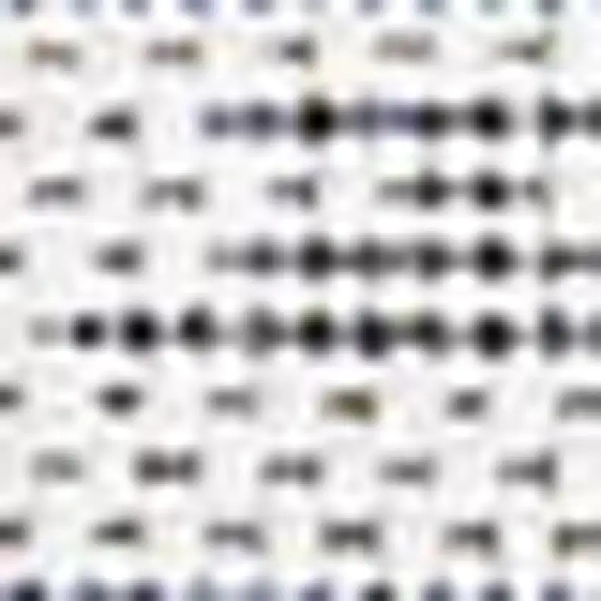 8' Blue And Ivory Striped Indoor Outdoor Runner Rug Photo 3