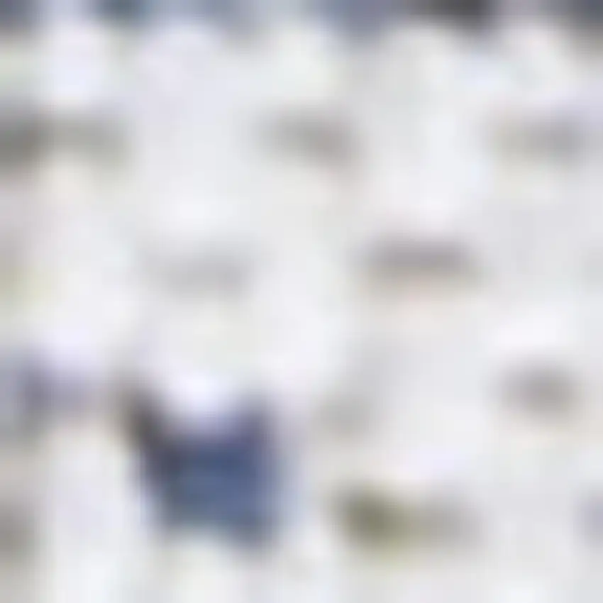 10' Blue And Ivory Striped Indoor Outdoor Runner Rug Photo 4