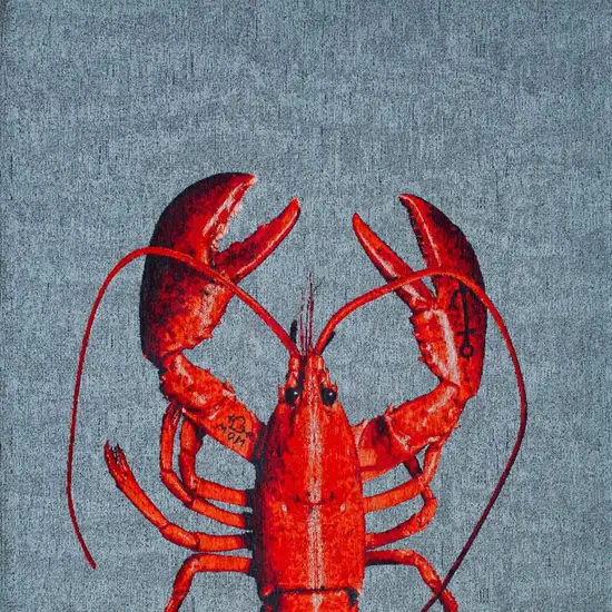 8' Blue And Red Abstract Washable Round Rug Photo 2