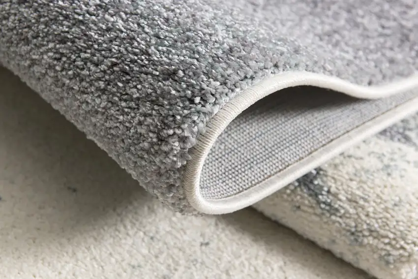 11' Blue And White Abstract Runner Rug Photo 9