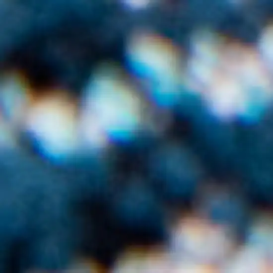 8' Blue And White Abstract Washable Round Rug Photo 7