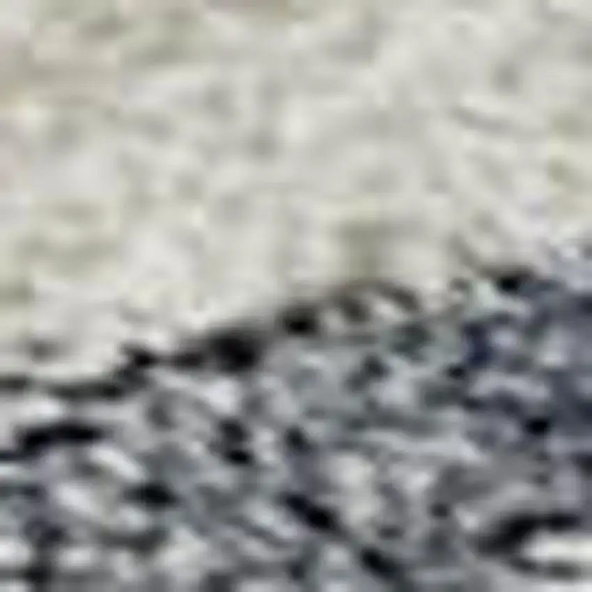 8' Blue Brown And Taupe Abstract Washable Round Rug With UV Protection Photo 3