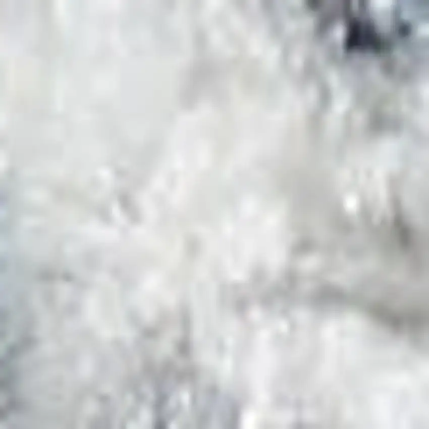 8' Blue Floral Power Loom Worn Faded Runner Rug Photo 3