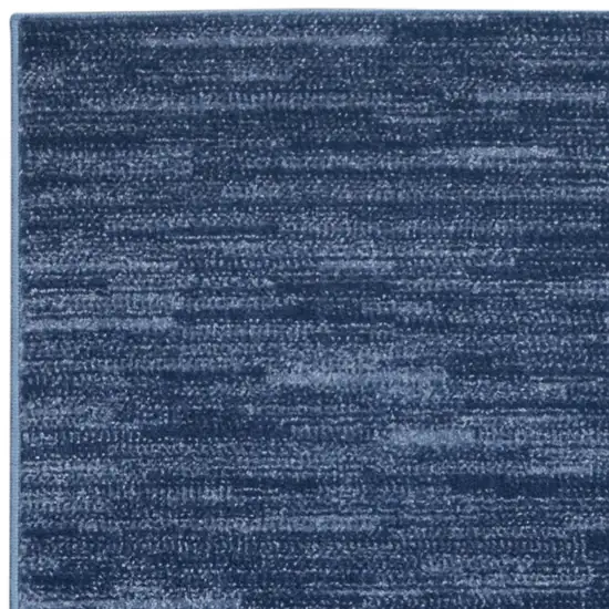 10' Blue Indoor Outdoor Runner Rug Photo 3