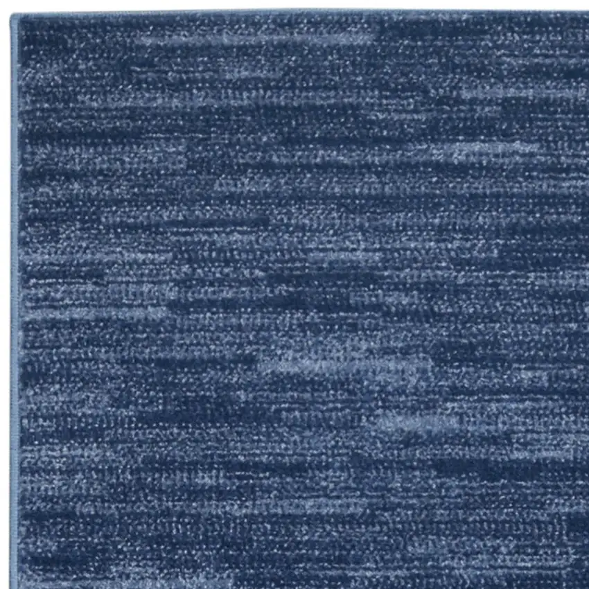 10' Blue Indoor Outdoor Runner Rug Photo 3
