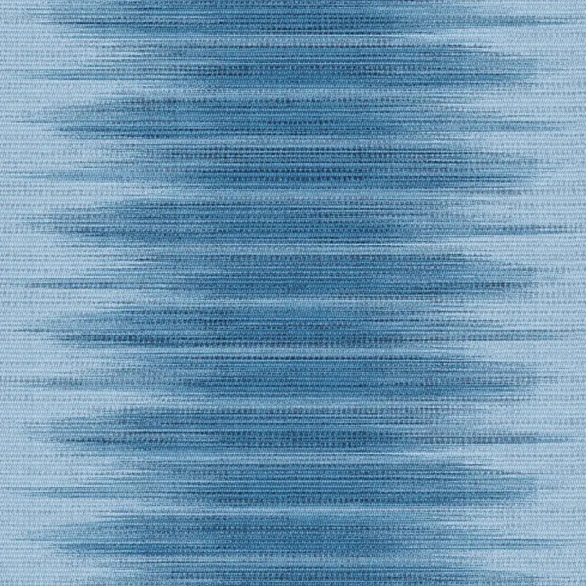 8' Blue Ombre Distressed Non Skid Runner Rug Photo 4