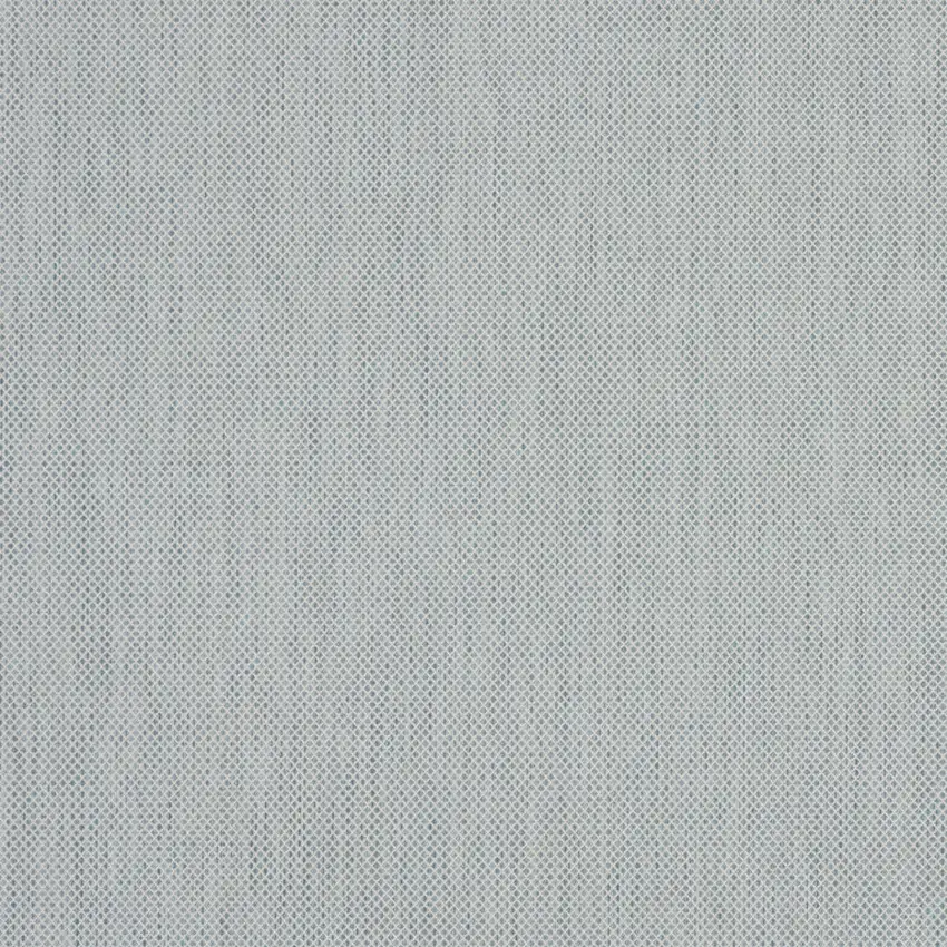 8' Aqua and Ivory Indoor Outdoor Area Rug Photo 4