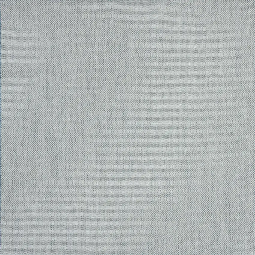 6' Blue Square Geometric Power Loom Area Rug Photo 5