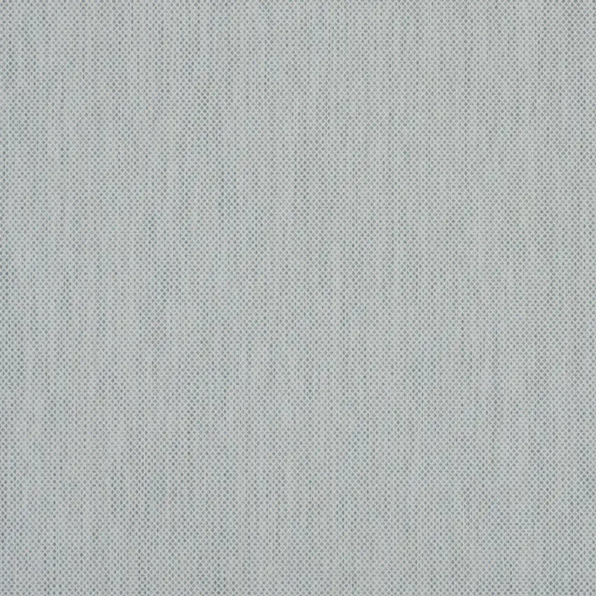6' Blue Square Geometric Power Loom Area Rug Photo 4