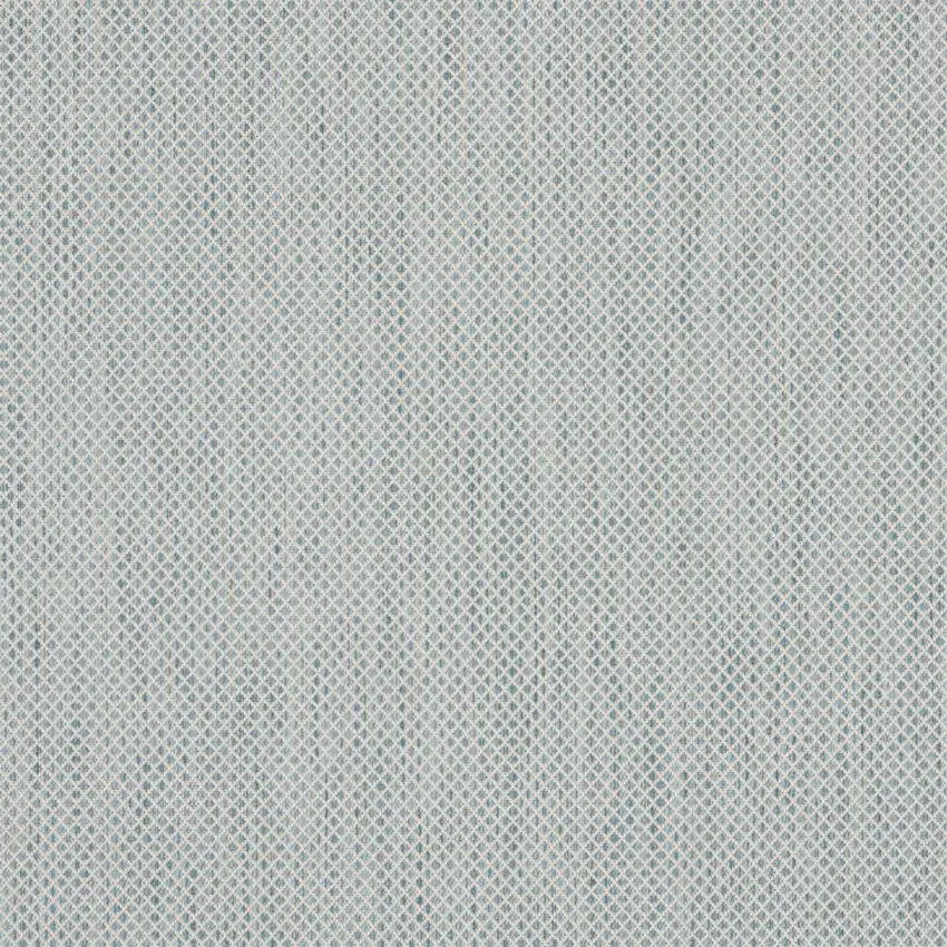 4' Blue Square Geometric Power Loom Area Rug Photo 4