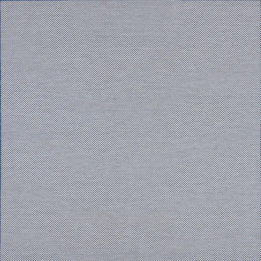 8' Blue Square Geometric Power Loom Area Rug Photo 6