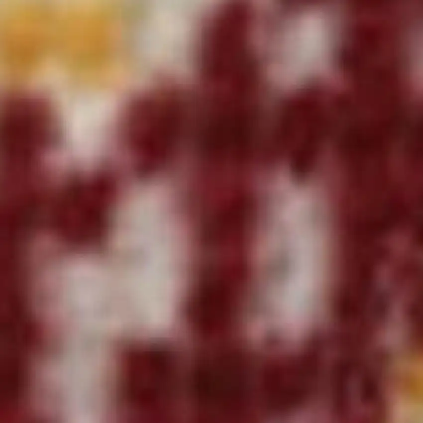 8' Blue Yellow And Red Floral Distressed Runner Rug Photo 4