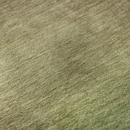 8' Blush And Green Ombre Washable Round Rug With UV Protection Photo 9