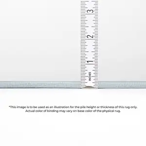 Photo of 8' Blush And Wheat Round Abstract Washable Indoor Outdoor Area Rug