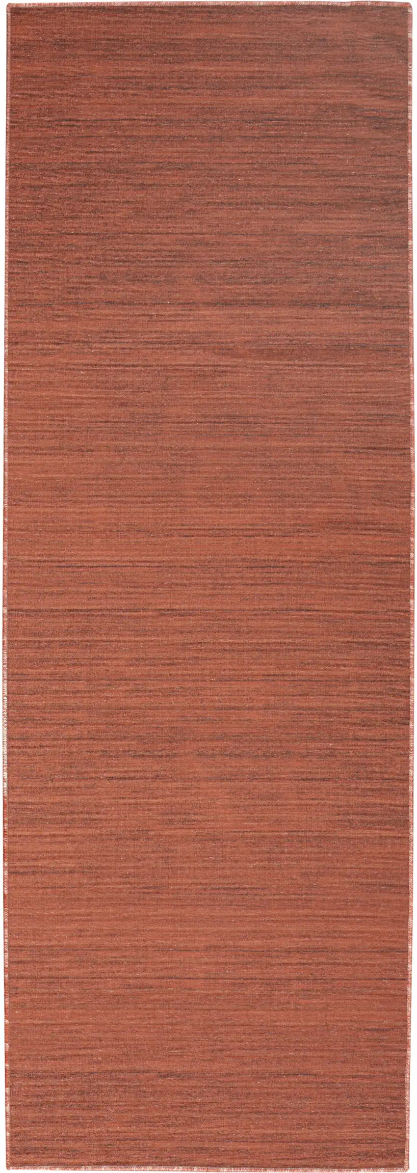 10' Brick Red Abstract Washable Runner Rug Photo 2