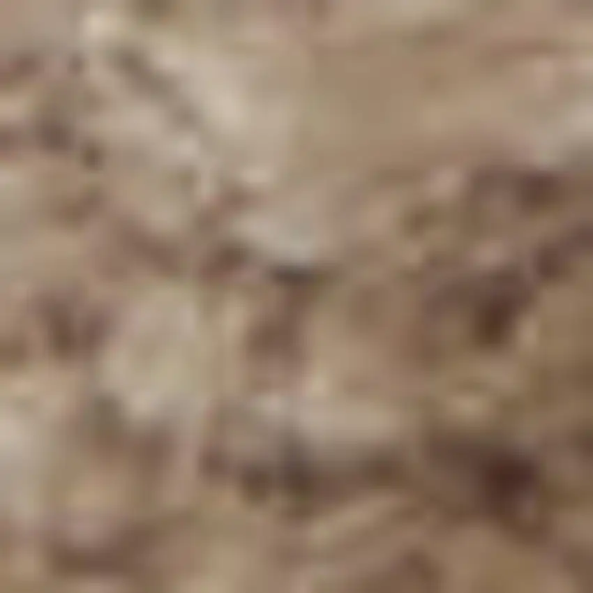 20' Brown Abstract Power Loom Runner Rug Photo 3