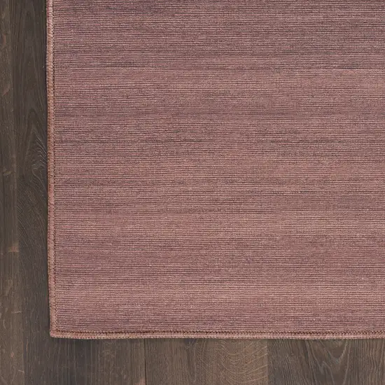 8' Brown Abstract Runner Rug Photo 8
