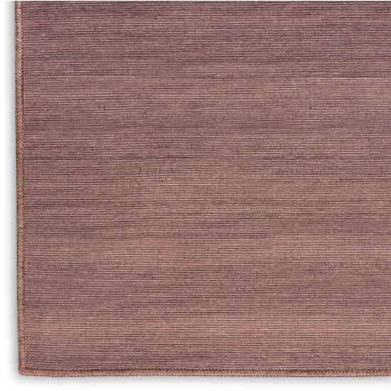 10' Brown Abstract Washable Runner Rug Photo 7
