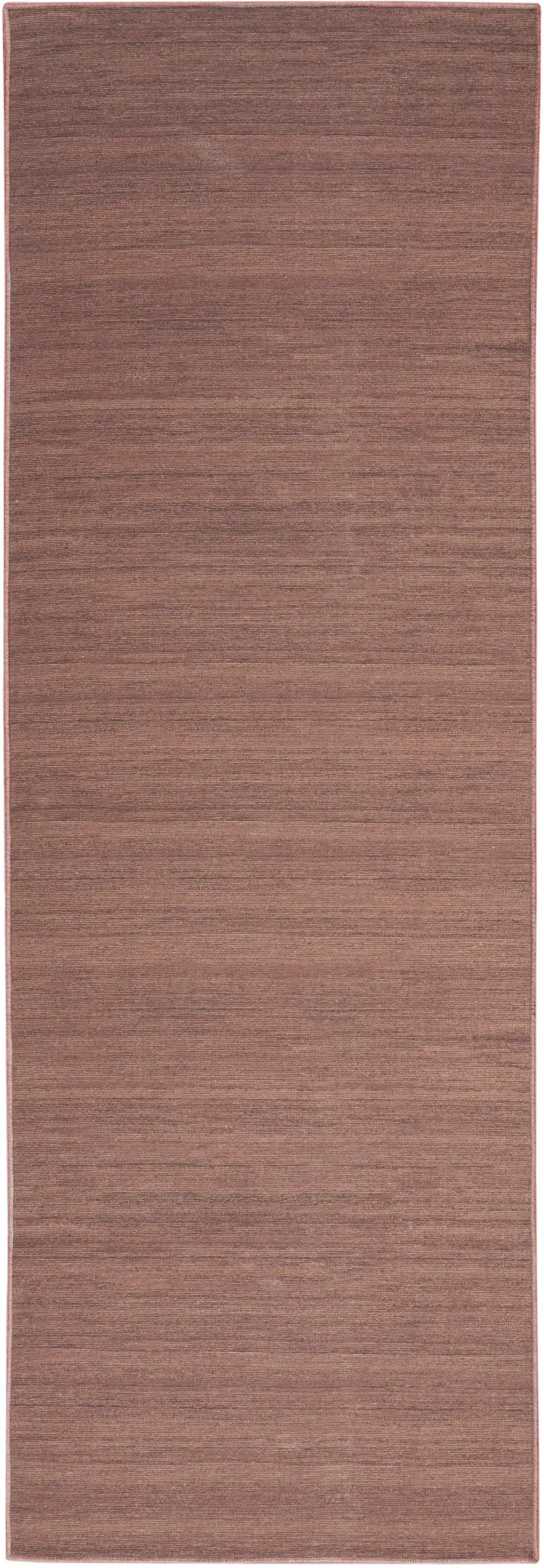 10' Brown Abstract Washable Runner Rug Photo 2