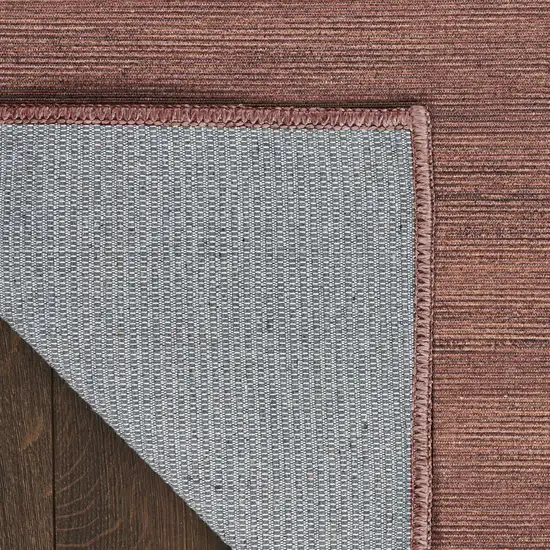 10' Brown Abstract Washable Runner Rug Photo 8