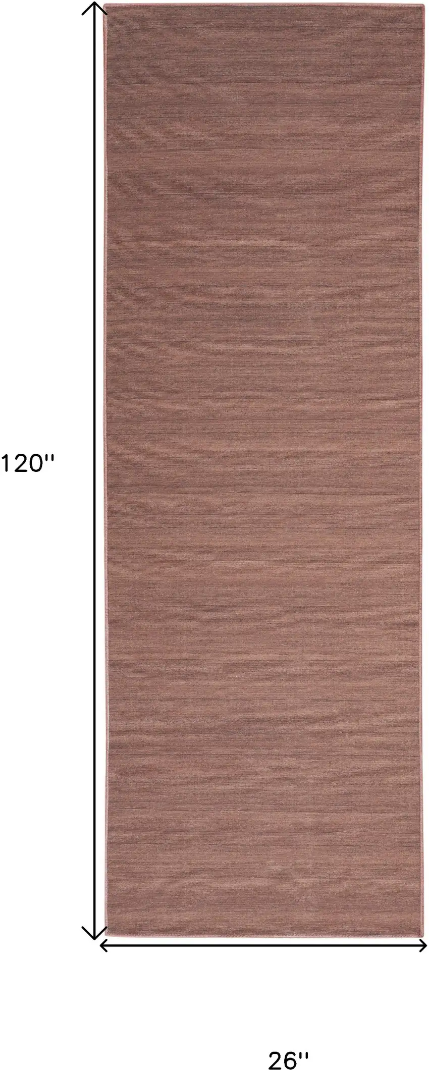 10' Brown Abstract Washable Runner Rug Photo 3