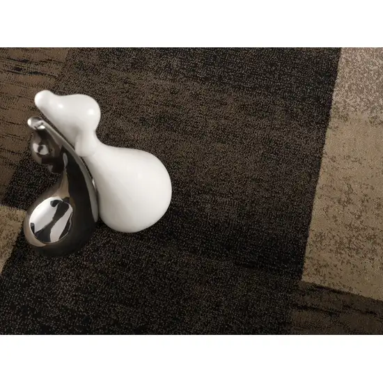 3' Brown And Black Southwestern Square Rug Photo 6