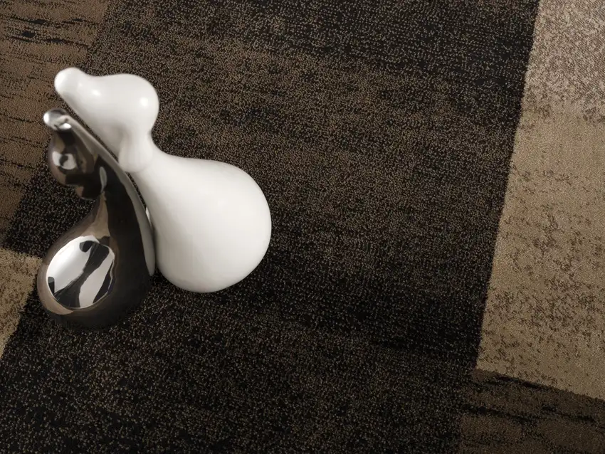 3' Brown And Black Southwestern Square Rug Photo 6