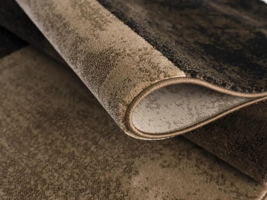 3' Brown And Black Southwestern Square Rug Photo 7