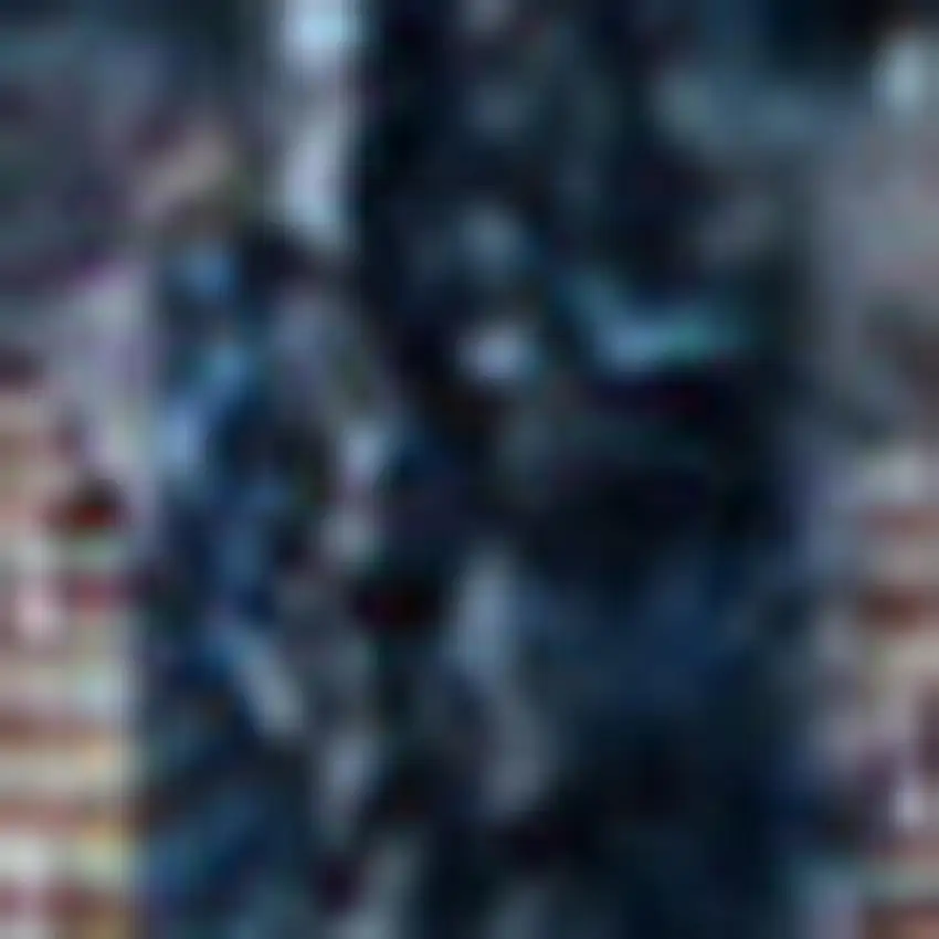 8' Brown Navy Blue And Ivory Floral Indoor Outdoor Runner Rug Photo 2