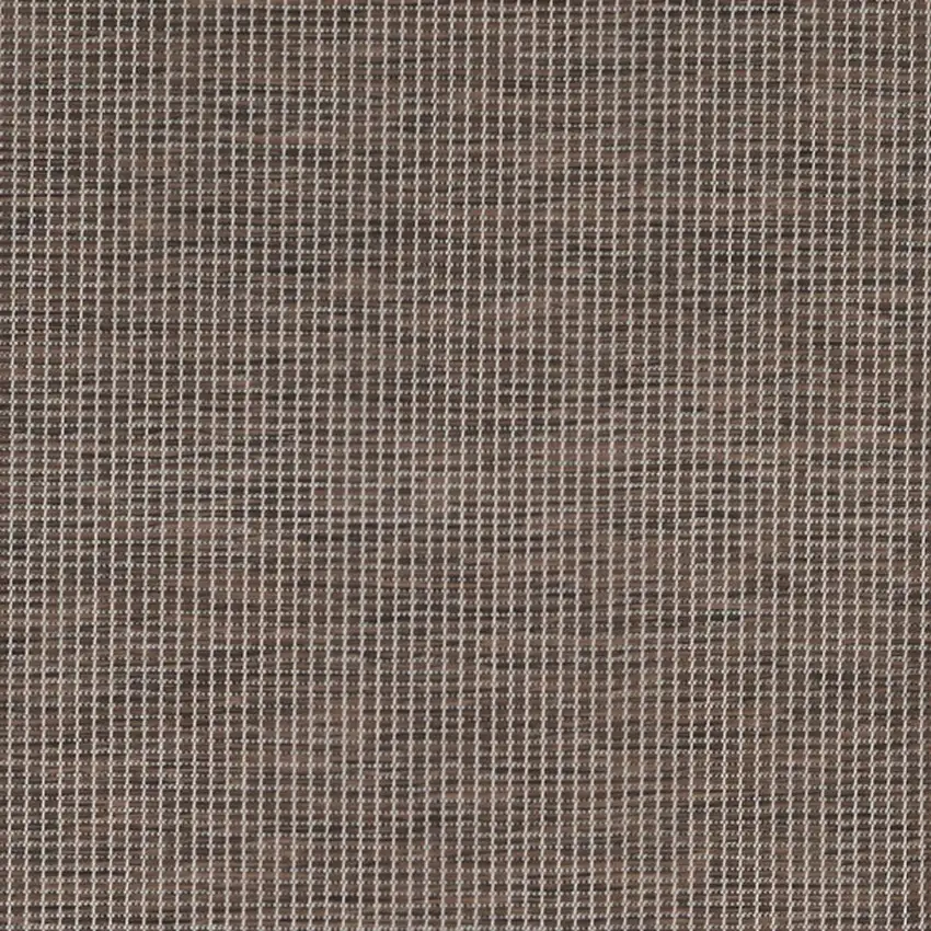 8' Brown Power Loom Runner Rug Photo 3