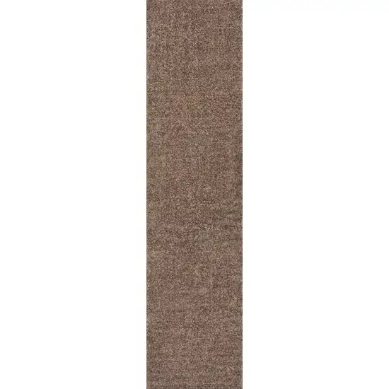 10' Brown Runner Rug Photo 1