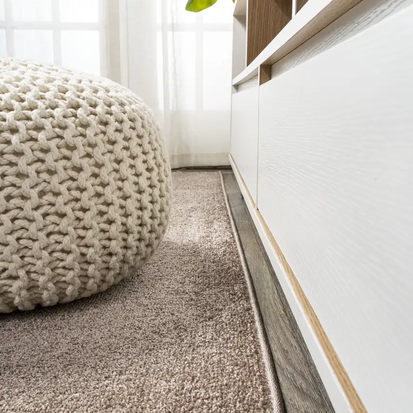 10' Brown Runner Rug Photo 7