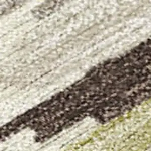 Photo of 8' Chocolate And Ivory Round Tribal Washable Indoor Outdoor Area Rug