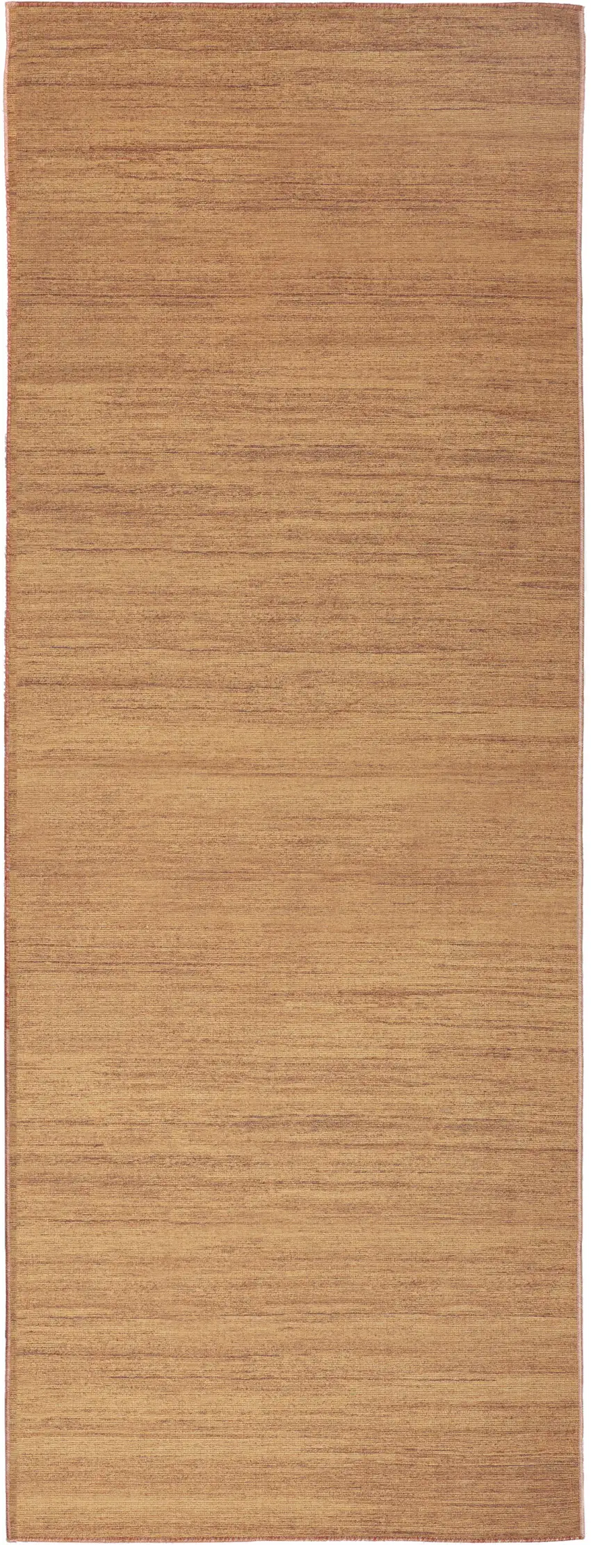 10' Copper Abstract Washable Runner Rug Photo 2