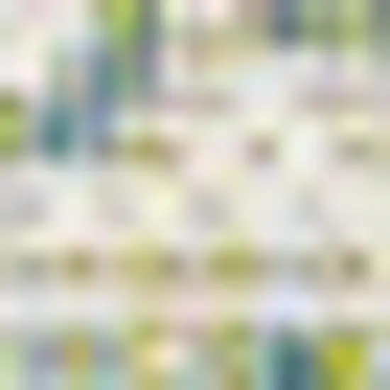 5' Cream And Green Square Medallion Indoor Outdoor Area Rug Photo 3